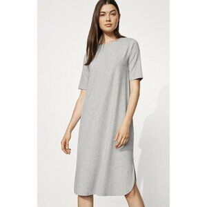 Eileen Fisher TENCEL RIB CREW NECK DRESS Size M